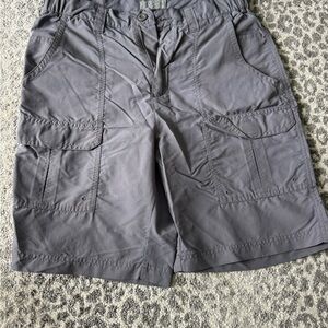 Men's Gray Cargo Shorts